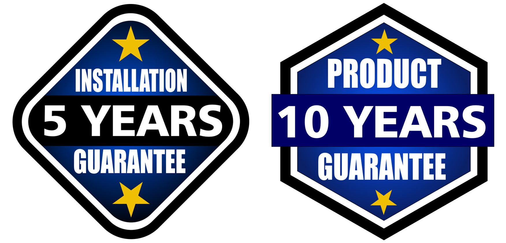 5 10 years guarantee